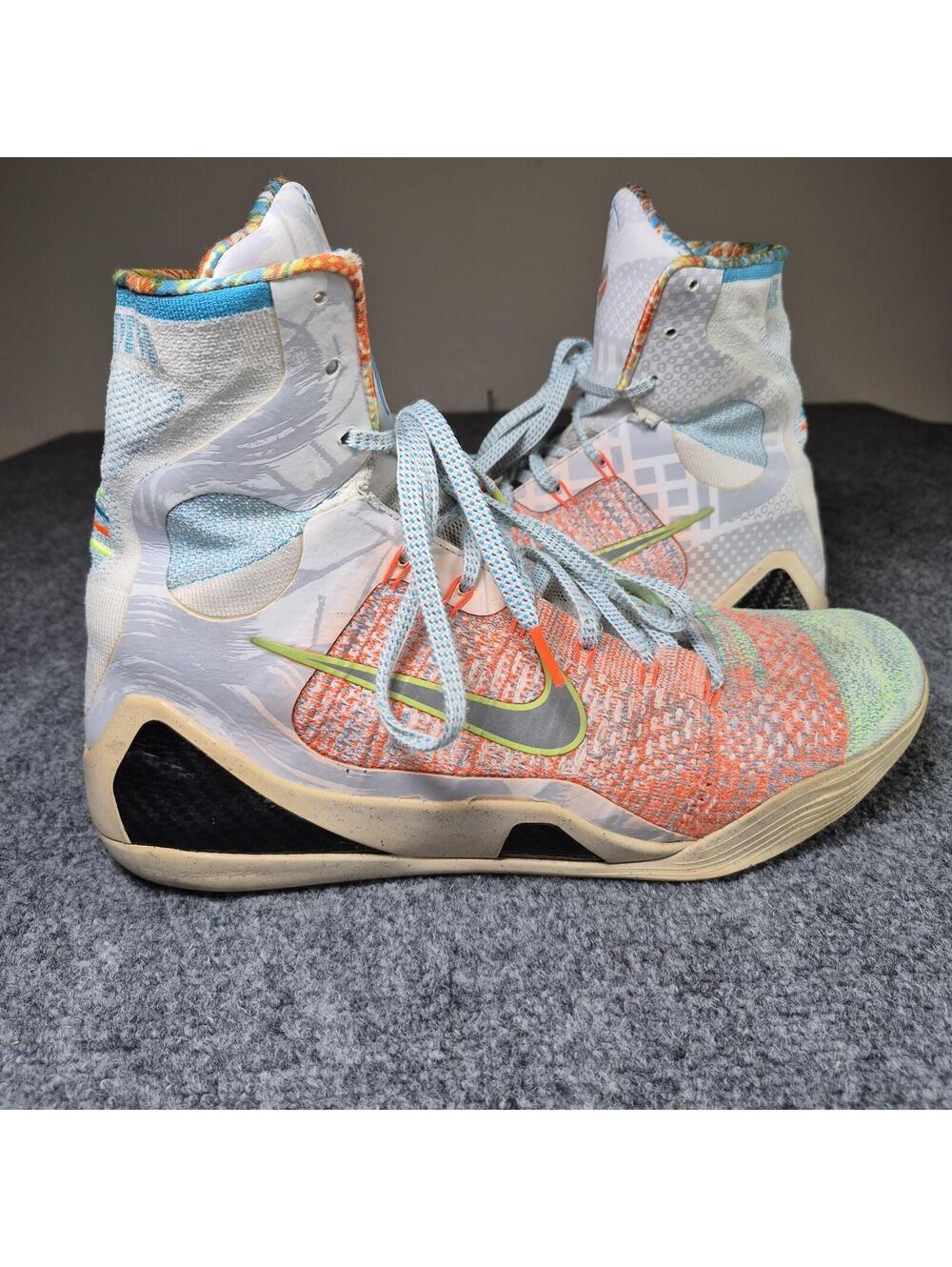 NIKE KOBE IX HIGH NEW SIZE 14 WHAT THE  MULTI-COLOR REFLECT SILVER 678301-904
